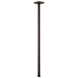 Brizo - Universal Showering 24'' Ceiling Mount Shower Arm And Square Flange - Venetian Bronze