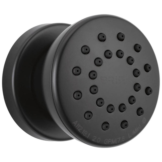Brizo - Universal Showering Touch-Clean Round Body Spray - Matte Black