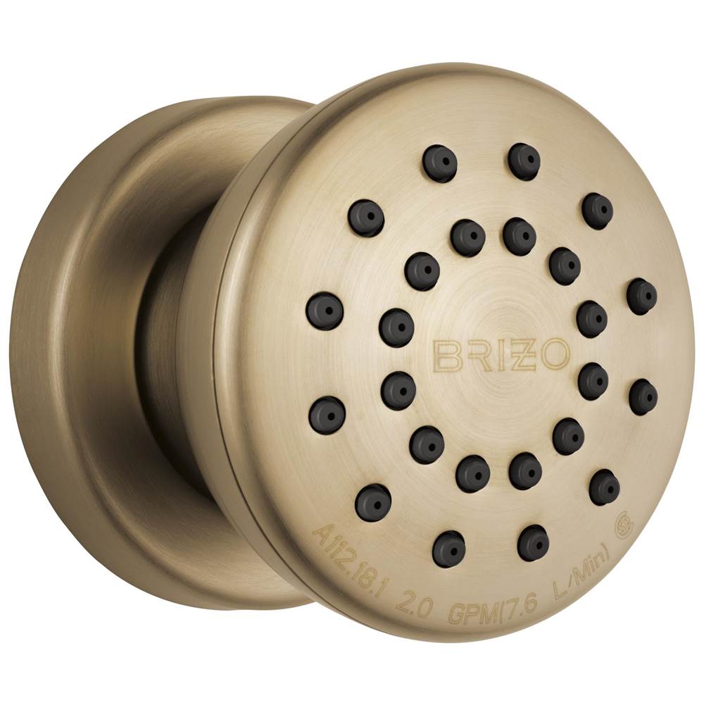 Brizo - Universal Showering Touch-Clean Round Body Spray - Luxe Gold