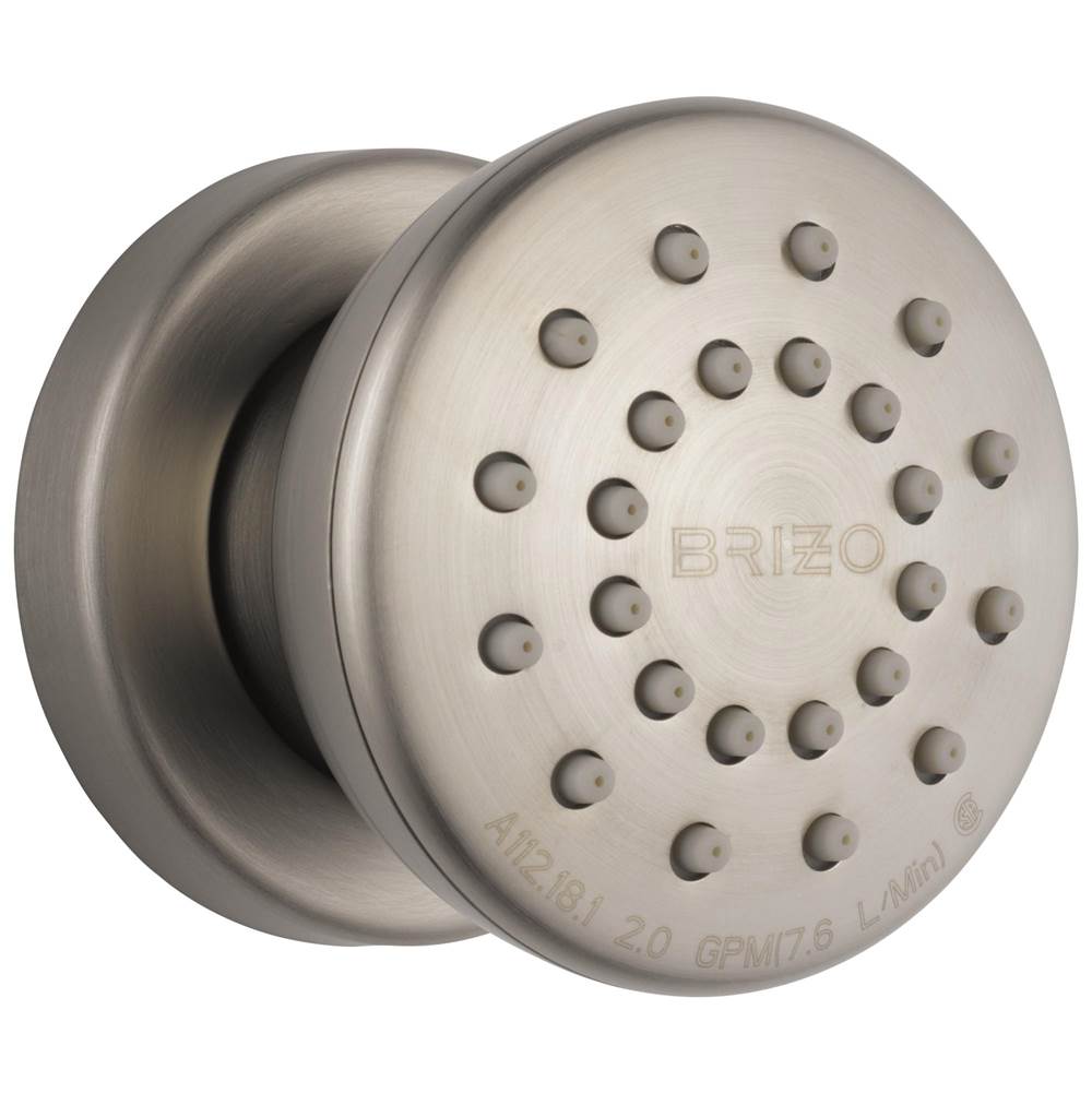 Brizo - Universal Showering Touch-Clean Round Body Spray - Luxe Nickel