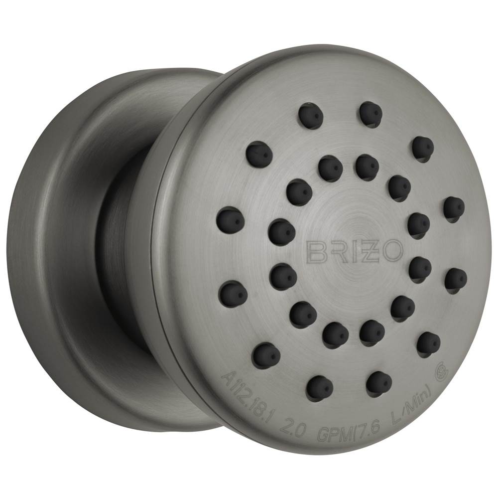 Brizo - Universal Showering Touch-Clean Round Body Spray - Luxe Steel