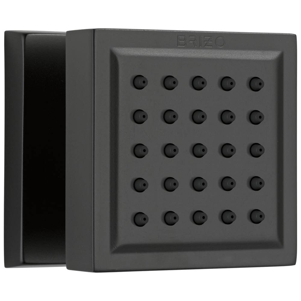 Brizo - Universal Showering Touch-Clean Square Body Spray - Matte Black