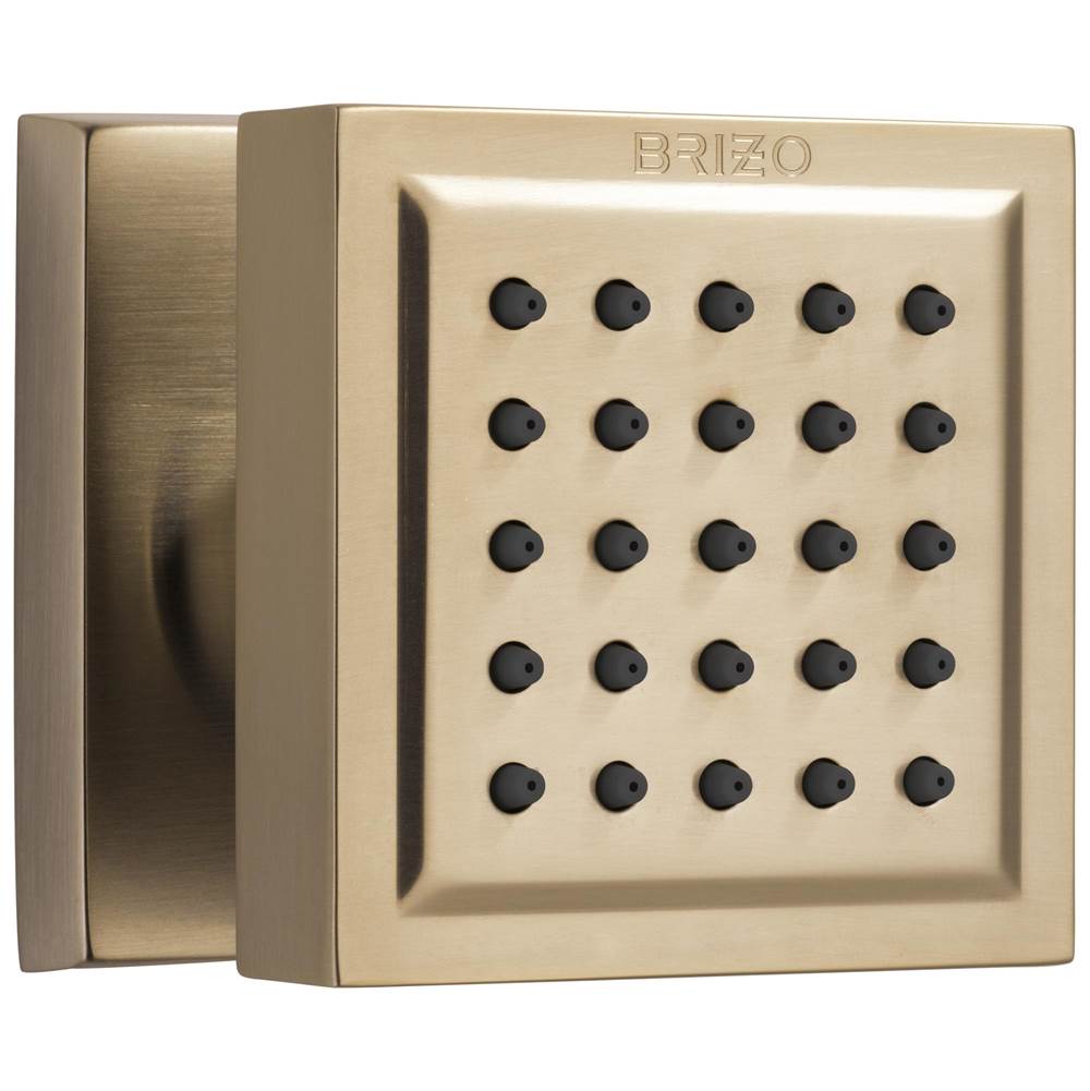 Brizo - Universal Showering Touch-Clean Square Body Spray - Luxe Gold