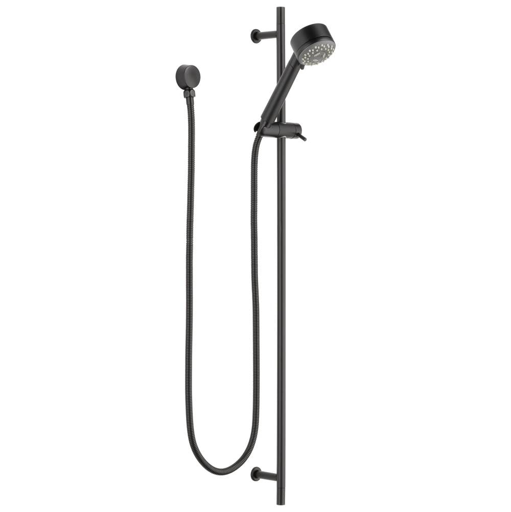 Brizo - European Multi-Function Slide Bar Hand Shower - Matte Black