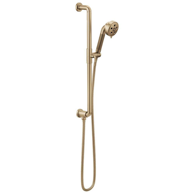 Brizo - Litze Slide Bar Handshower with H2OKineticTechnology - Luxe Gold