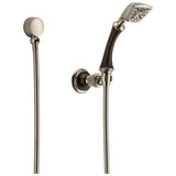 Brizo - Charlotte Single-Function Wall Mount Hand Shower - Cocoa Bronze  With  Polished Nickel