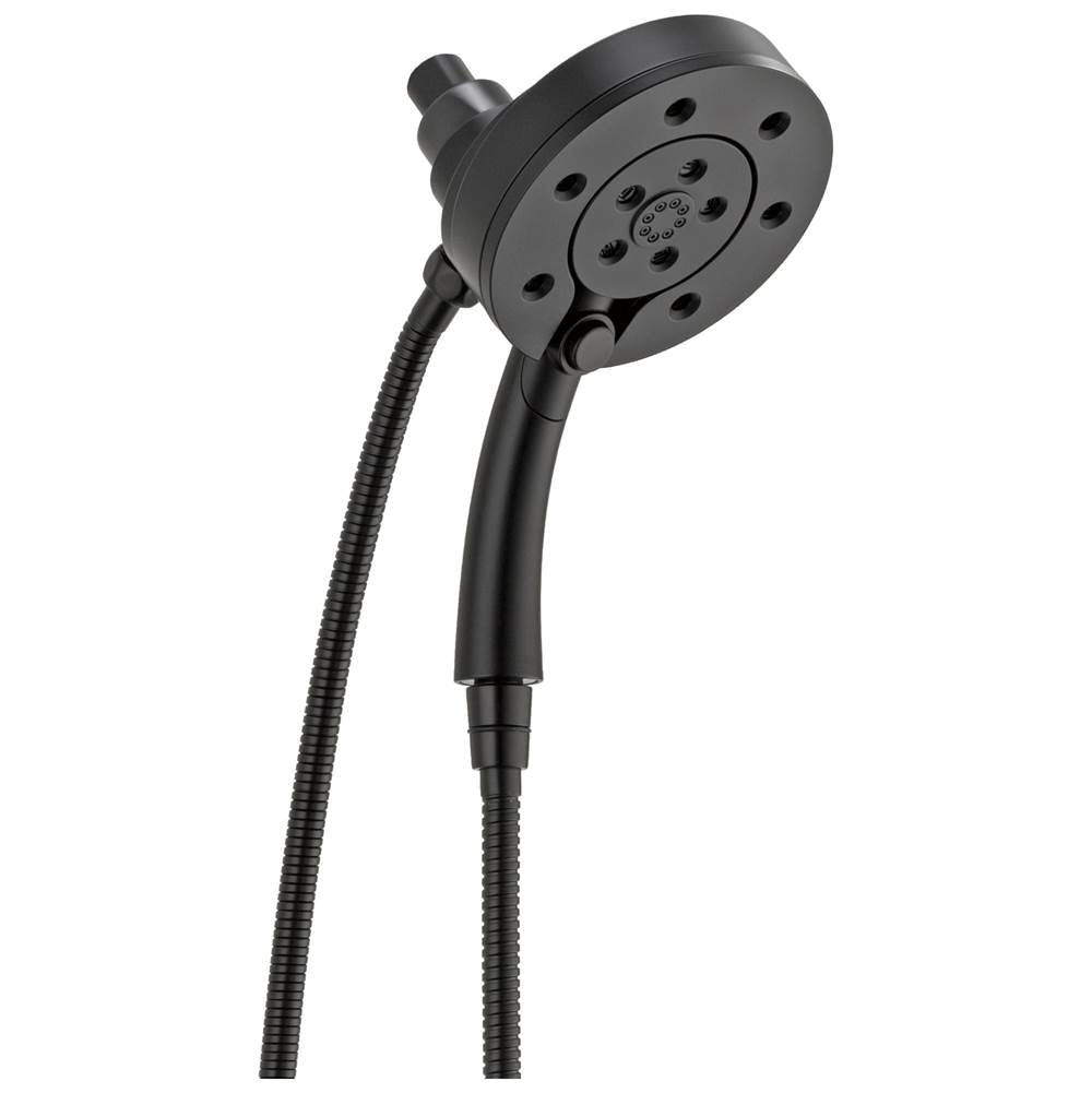 Brizo - Universal Showering Linear Round H2Okinetic<sup></sup> Multi-Function Hydrati 2|1 Shower - Matte Black