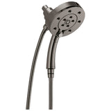 Brizo - Universal Showering Linear Round  H2OKinetic Multi-Function Hydrati 2I1 Shower - Brilliance Black Onyx