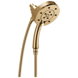 Brizo - Universal Showering Linear Round H2Okinetic<sup></sup> Multi-Function Hydrati 2|1 Shower - Polished Gold