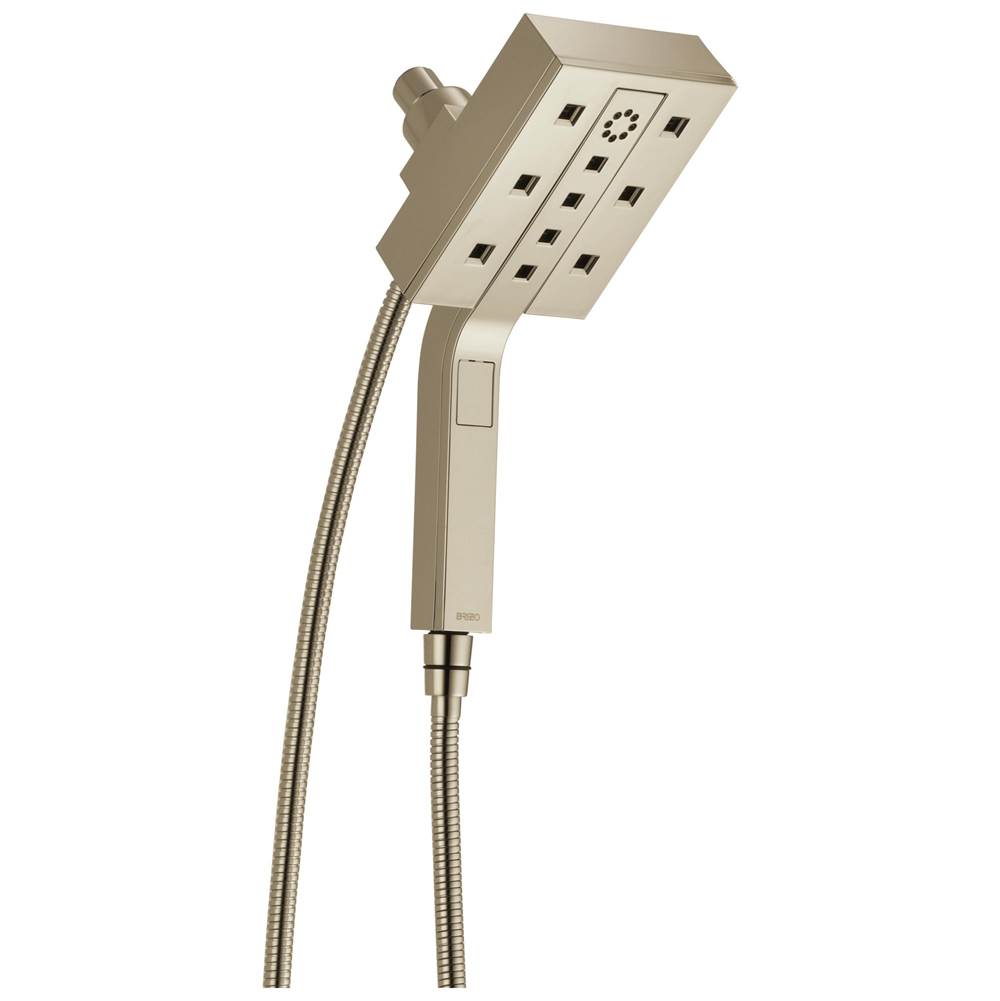 Brizo - Universal Showering Linear Square H2Okinetic<sup></sup> Multi-Function Hydrati 2|1 Shower - Polished Nickel
