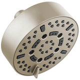 Brizo - Universal Showering 5'' Linear Round H2Okinetic Multi-Function Wall Mount Shower Head - 1.75 GPM - Brushed Nickel