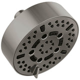 Brizo - Universal Showering 5'' Linear Round H2Okinetic Multi-Function Wall Mount Shower Head - 1.75 GPM - Brilliance Black Onyx