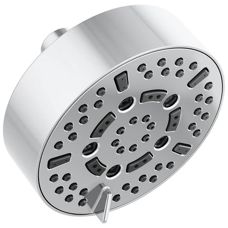 Brizo - Universal Showering 5'' Linear Round H2Okinetic Multi-Function Wall Mount Shower Head - 2.5 GPM - Chrome