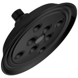 Brizo - Universal Showering 7'' Classic Round H2Okinetic<sup></sup> Single Function Wall Mount Showerhead - Matte Black