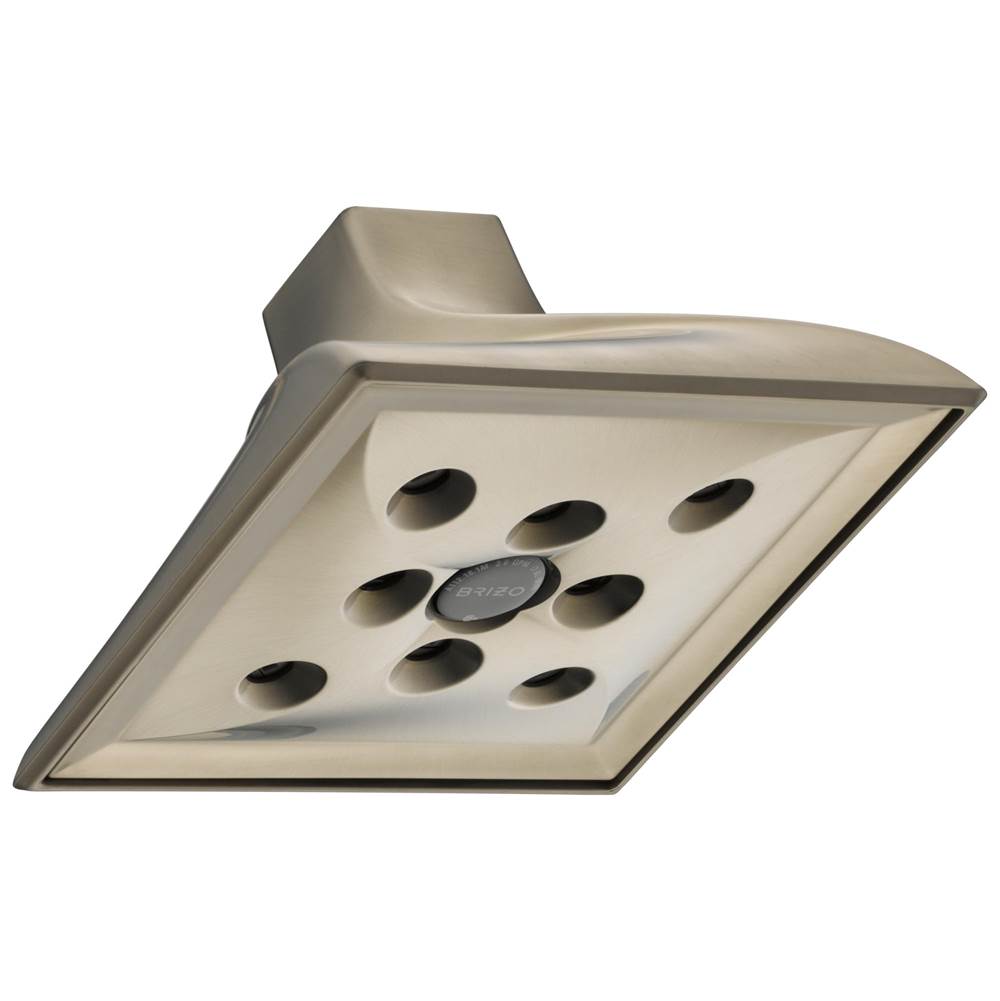Brizo - Virage RAINCAN SHOWERHEAD WITH H2OKineticTECHNOLOGY - Brushed Nickel