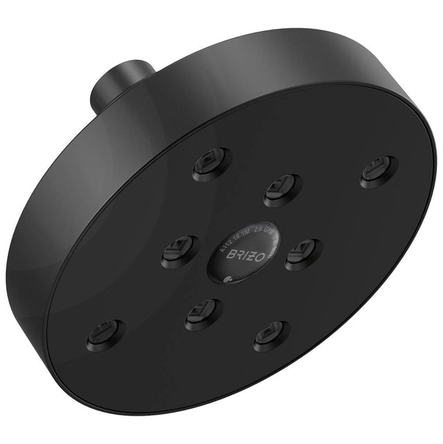 Brizo - Universal Showering 5'' Linear Round H2Okinetic<sup></sup> Single Function Wall Mount Showerhead - Matte Black