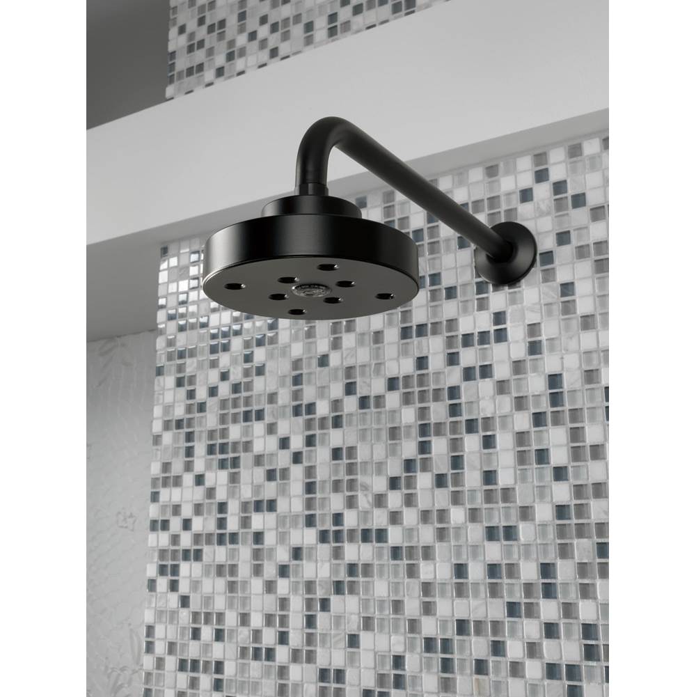 Universal Showering 5'' Linear Round H2Okinetic<sup></sup> Single Function Wall Mount Showerhead