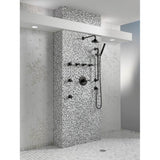 Universal Showering 5'' Linear Round H2Okinetic<sup></sup> Single Function Wall Mount Showerhead