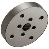 Brizo - Universal Showering 5'' Linear Round H2OKineticSingle Function Wall Mount Showerhead - Brilliance Black Onyx