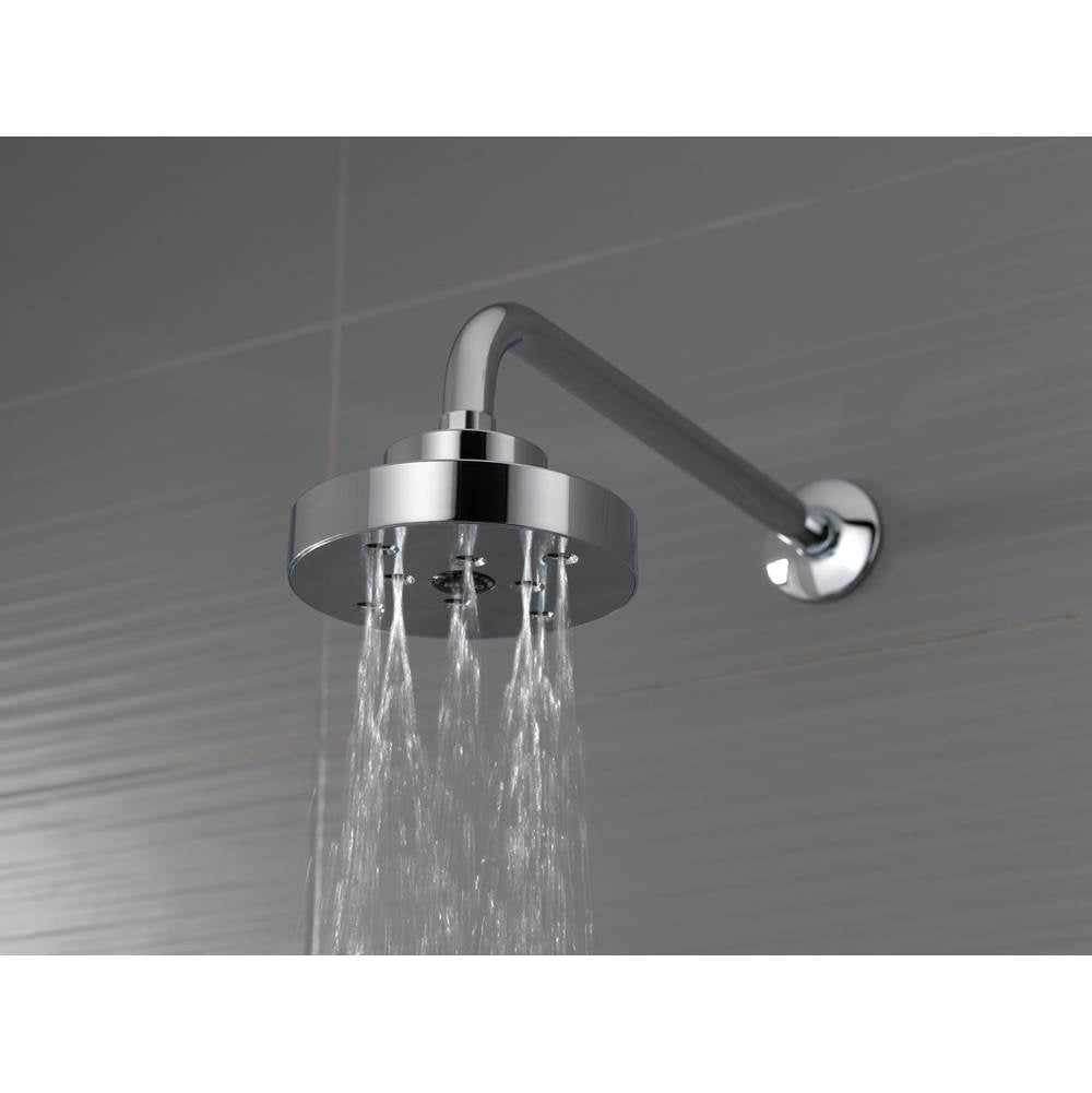 Universal Showering 5'' Linear Round H2Okinetic<sup></sup> Single Function Wall Mount Showerhead