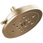 Brizo - Litze 8'' H2Okinetic<sup></sup> Round Multi-Function Wall Mount Showerhead - Luxe Gold