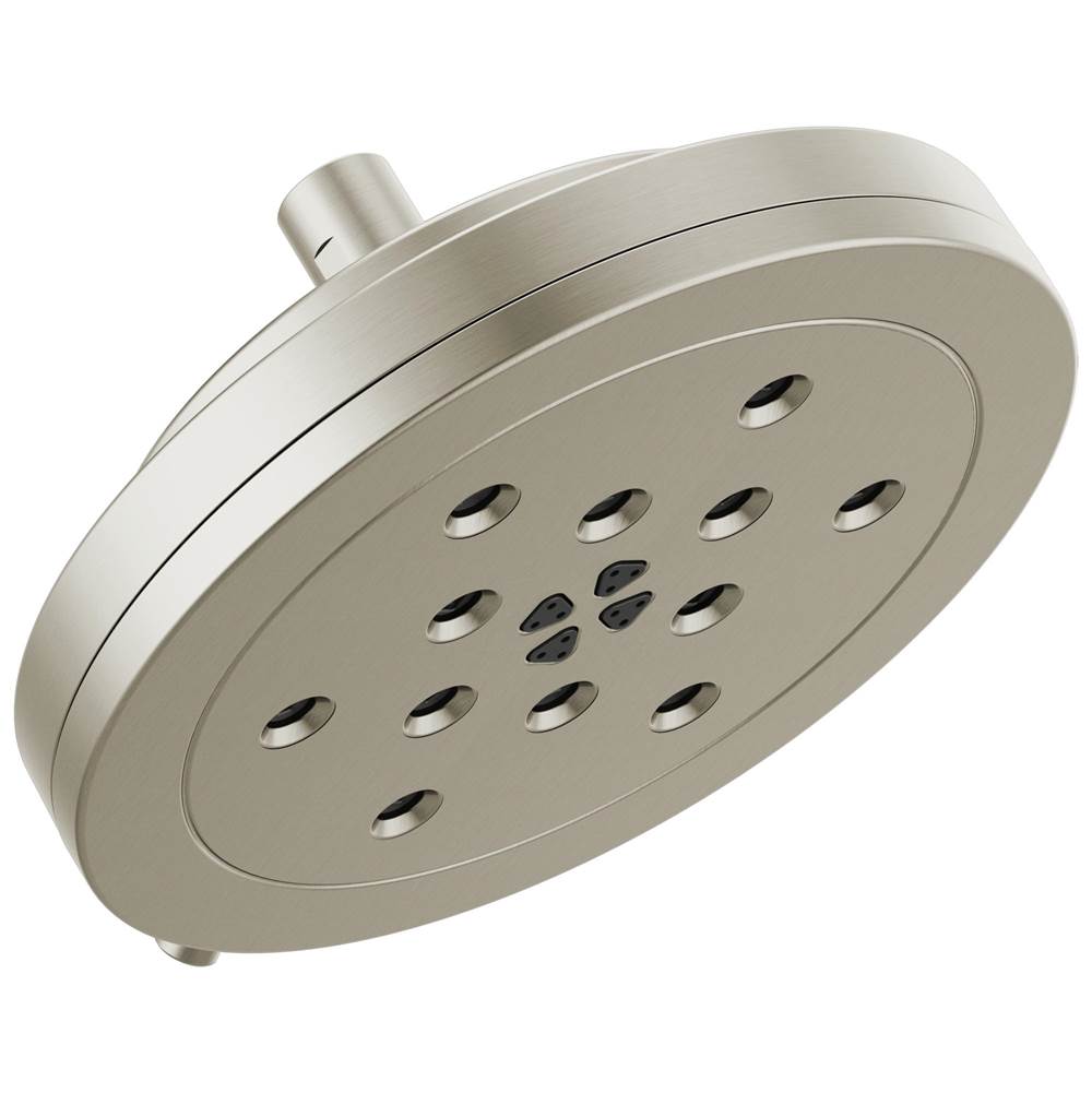 Brizo - Other 8'' H2Okinetic<sup></sup> Round Multi-Function Wall Mount Showerhead - Luxe Nickel