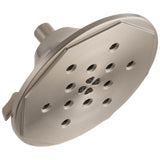 Brizo - Rook 8'' H2Okinetic<sup></sup> Round Multi-Function Wall Mount Showerhead - Luxe Nickel