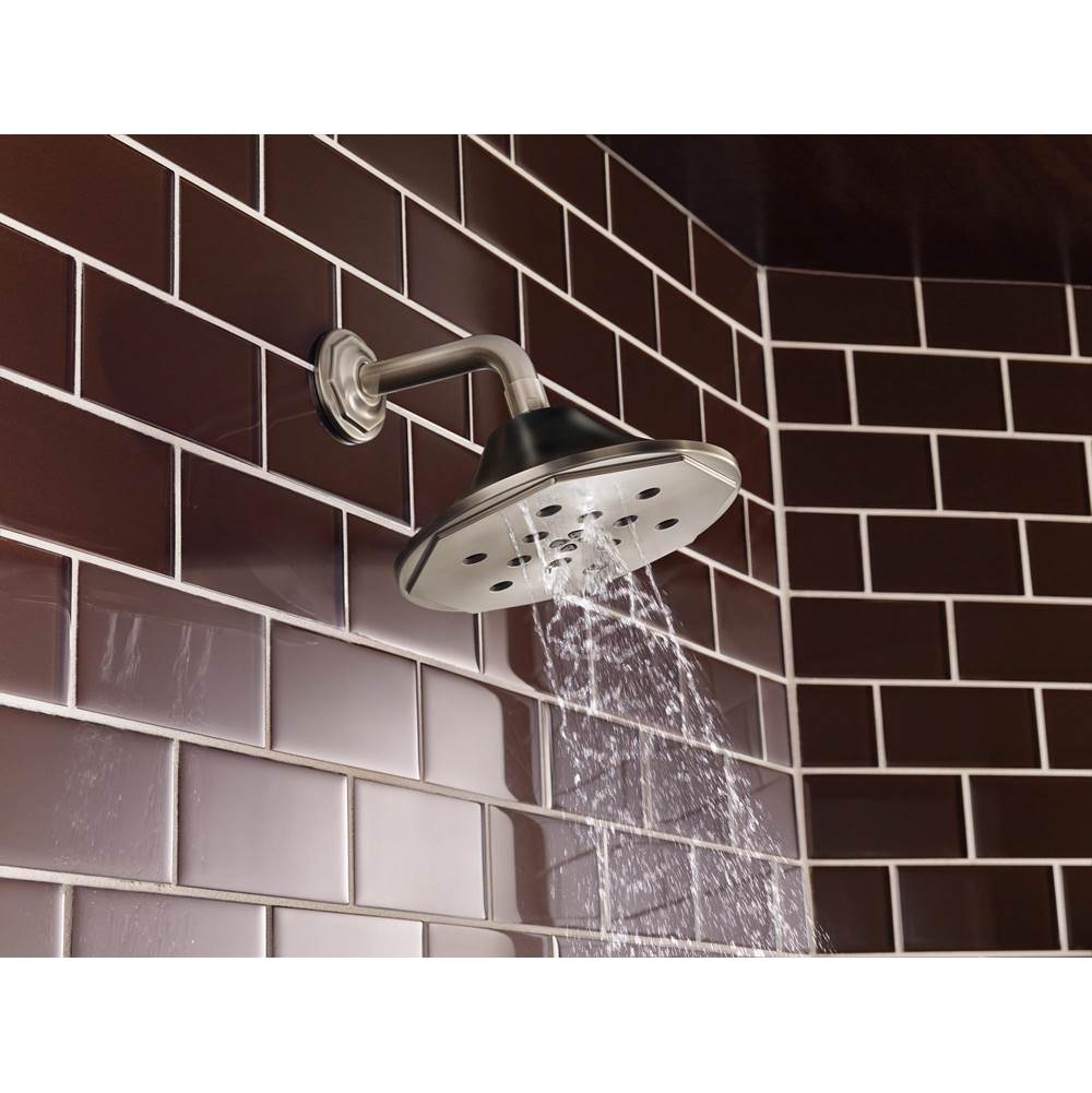 Rook 4-Function Raincan Showerhead With H2OKinetic Technology