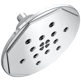 Brizo - Rook 8'' H2Okinetic<sup></sup> Round Multi-Function Wall Mount Showerhead - Chrome