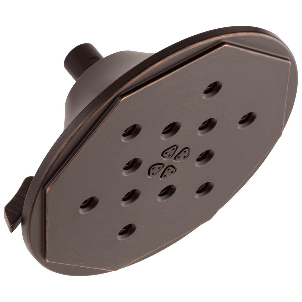 Brizo - Rook 8'' H2Okinetic<sup></sup> Round Multi-Function Wall Mount Showerhead - Venetian Bronze