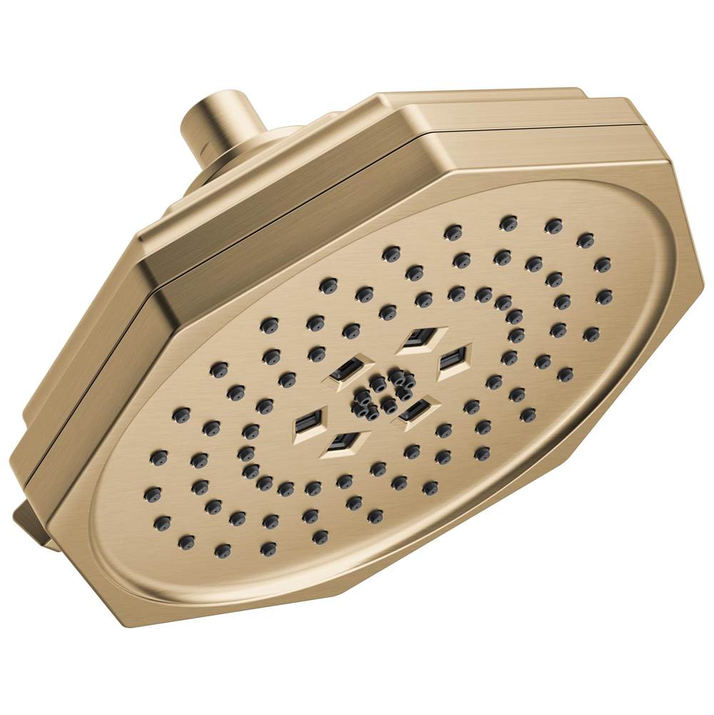 Brizo - BeauclereE H2Okinetic(R) Multi-Function Shower Head - Luxe Gold