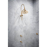 Invari H2OKineticRound Multi-Function Showerhead