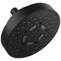 Brizo - Universal Showering 7'' Linear Round H2Okinetic Multi-Function Wall Mount Shower Head - 1.5 GPM - Matte Black