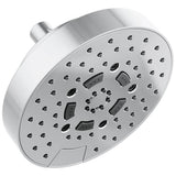 Brizo - Universal Showering 7'' Linear Round H2Okinetic Multi-Function Wall Mount Shower Head - 1.5 GPM - Chrome