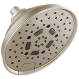 Brizo - Universal Showering 7'' Classic Round H2Okinetic Multi-Function Wall Mount Shower Head - 1.75 GPM - Brushed Nickel