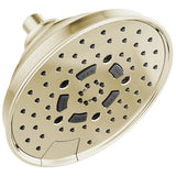 Brizo - Universal Showering 7'' Classic Round H2Okinetic Multi-Function Wall Mount Shower Head - 1.75 GPM - Polished Nickel