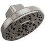 Brizo - LevoirE H2OKineticRound Multi-Function Showerhead - Brilliance Black Onyx