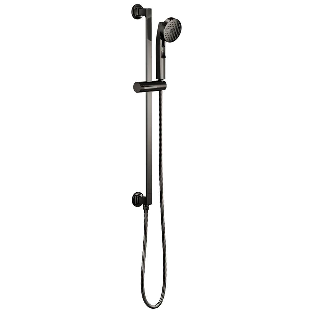 Brizo - Kintsu Multifunction Slide Bar Handshower - Brilliance Black Onyx