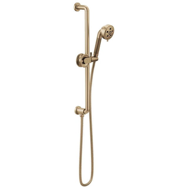 Brizo - Litze Slide Bar Handshower with H2OKinetic<sup></sup> Technology - Luxe Gold