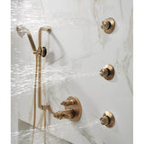 Litze Slide Bar Handshower with H2OKinetic<sup></sup> Technology
