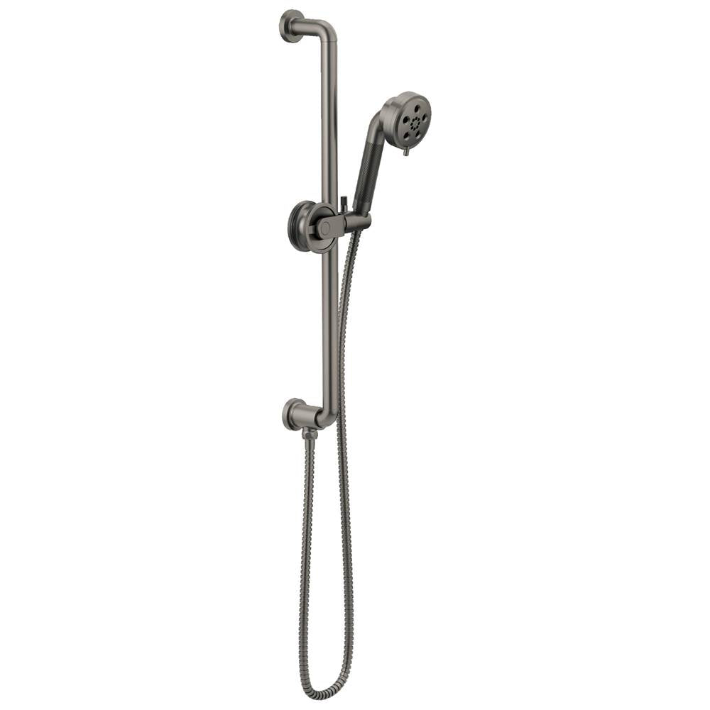 Brizo - Litze Slide Bar Handshower with H2OKinetic<sup></sup> Technology - Luxe Steel