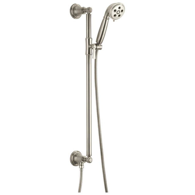 Brizo - Universal Showering H2Okinetic Multi-function Slide Bar Handshower - Brushed Nickel