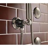 Universal Showering H2Okinetic Multi-function Slide Bar Handshower