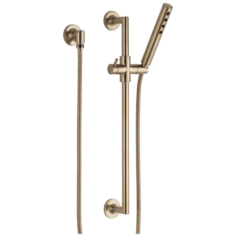 Brizo - Odin Slide Bar Handshower With H2OKinetic Technology - Luxe Gold