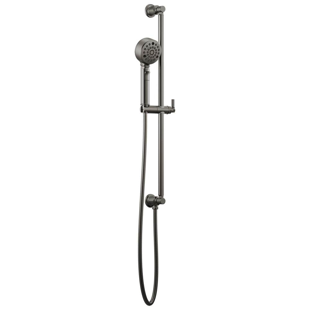 Brizo - Invari H2OKineticMulti-Function Slide Bar Handshower - Luxe Steel