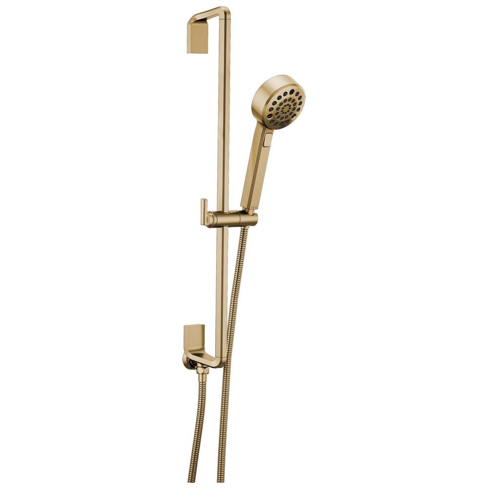 Brizo - LevoirE H2OKineticMulti-Function Slide Bar Handshower - Luxe Gold