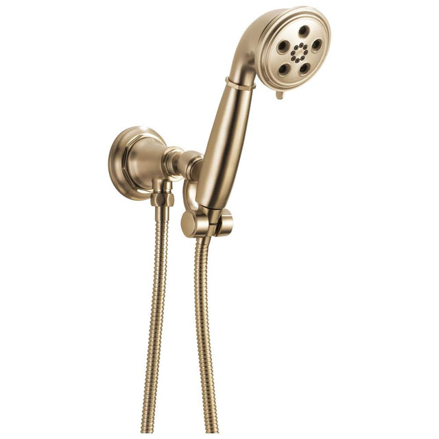 Brizo - Rook Wall Mount Handshower With H2OKinetic Technology - Luxe Gold