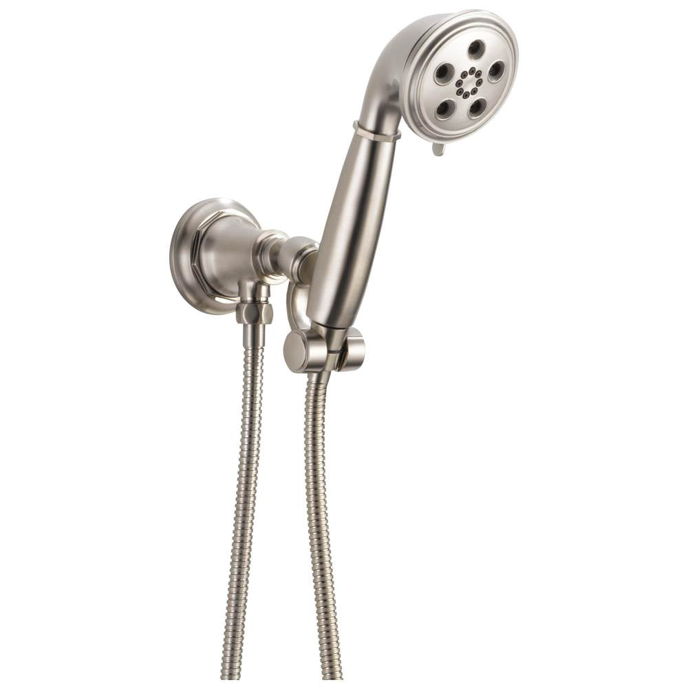 Brizo - Rook WALL MOUNT HANDSHOWER WITH H2OKineticTECHNOLOGY - Luxe Nickel