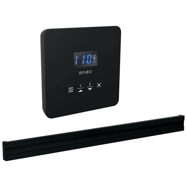 Brizo - Other Square + Bilateral Steam Set - Matte Black