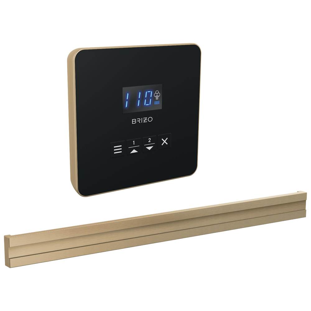 Brizo - Other Square + Bilateral Steam Set - Lumicoat Luxe Gold